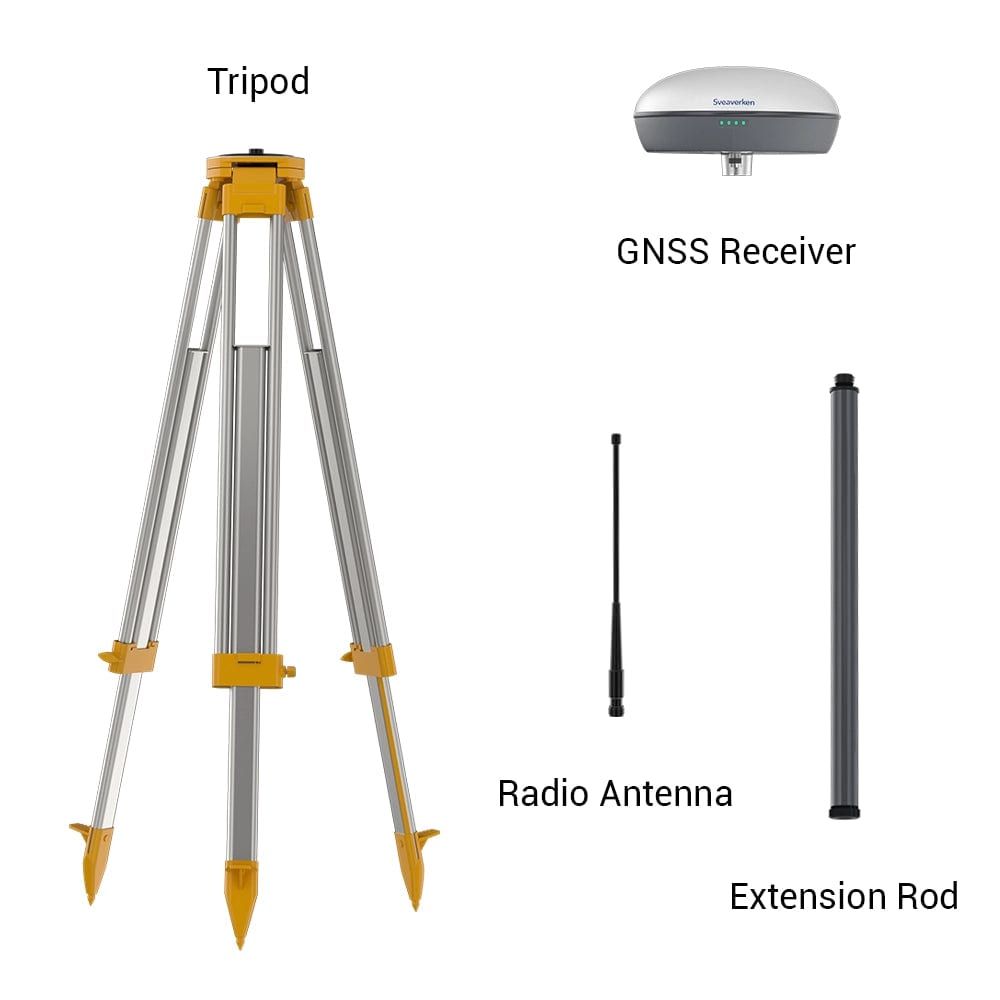 High-Accuracy V1 RTK Base Station with Multi-Constellation Support for Precision Agriculture Equipped with APP for Use - Sveaverken Online Store